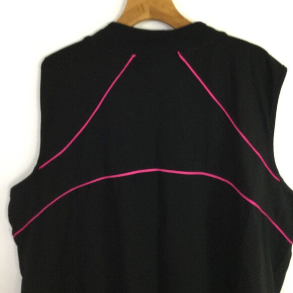 Catherines Womens Breast cancer Vest Full Zip Long Sleeves Black Size 4X Plus - Picture 16 of 16